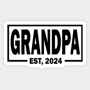 grandpa est 2024 Sticker